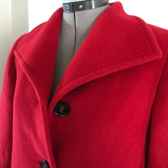 Schneiders Salzburg Sz 8 Wool Angora Blend Coat Single Breasted - Picture 2 of 10